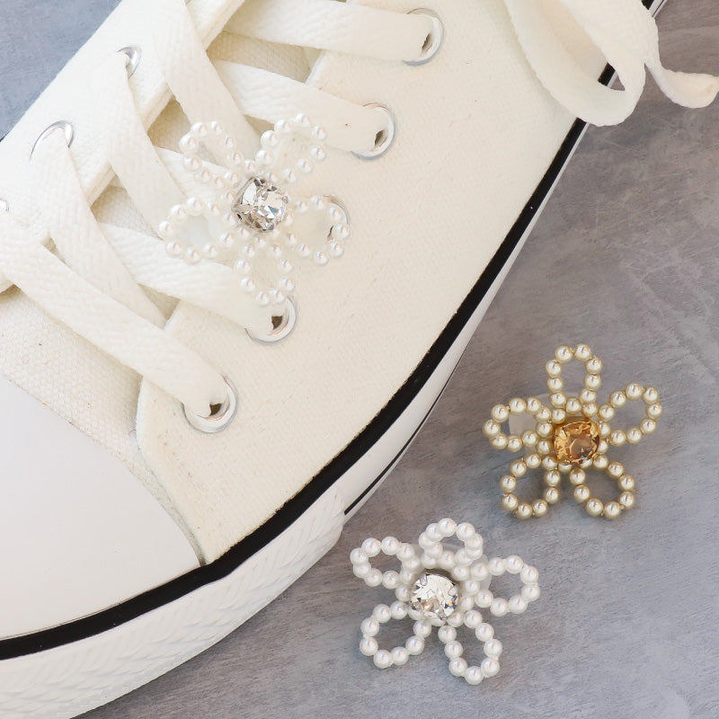 Shoes clip milky white