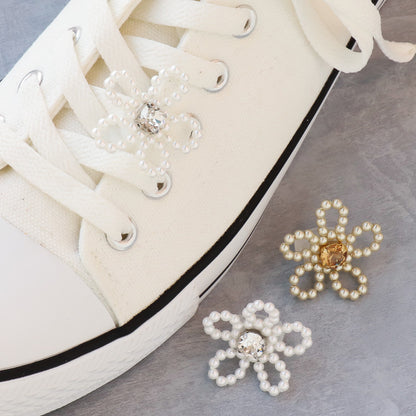 Shoes clip milky white