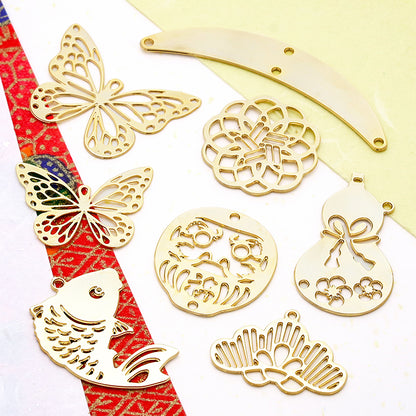 Etching parts Daruma Gold