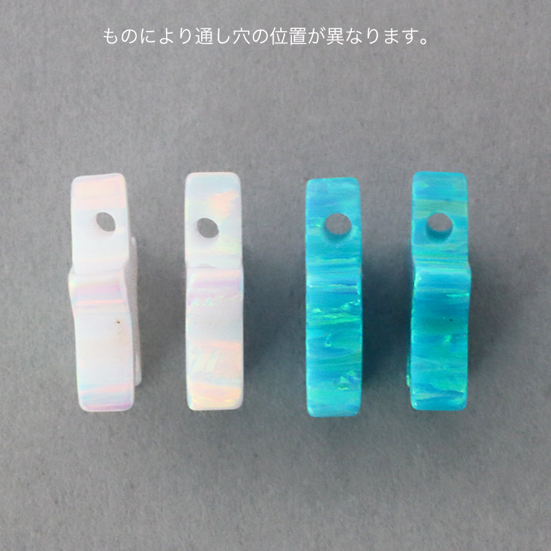 人工オパール(KYOTO OPAL) スター　ピーコックブルー