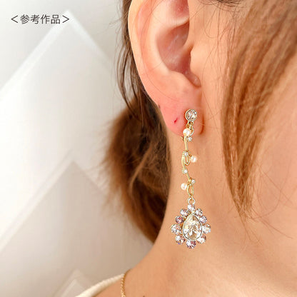 ストーン巻石座 ＃4320用 1カン付　ロジウムカラー
