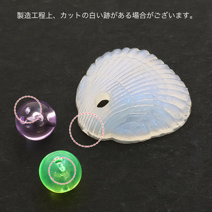 アクリル ドイツ製 丸　クリアネオンピンク
