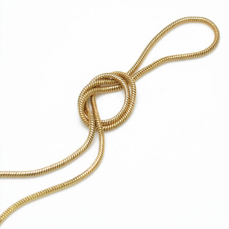 Gold chain necklace K - 109