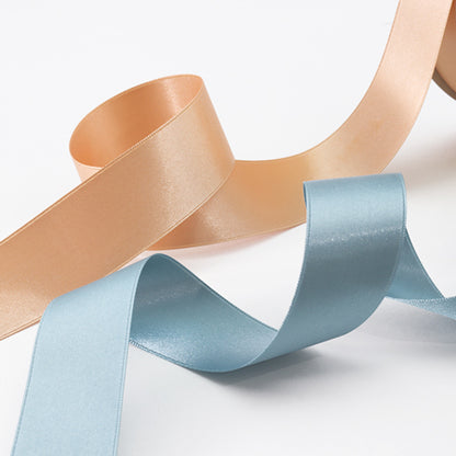 Double-sided satin ribbon IR10000 No.84 (light blue)