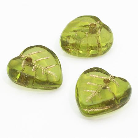 Czech leaves 4 olive G