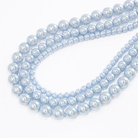 Resin pearl sky blue