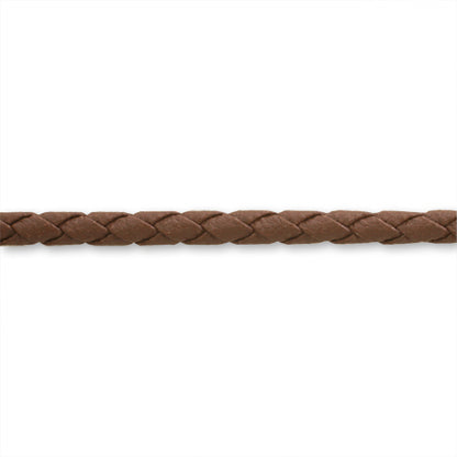 4-piece leather cord brown