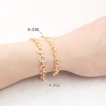 Chain K-202 Rhodium color
