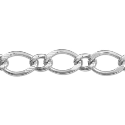 Chain L&amp;S112BF Rhodium color