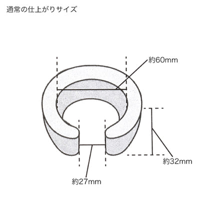 3Dシリコンモールド  C型バングル(RSSC-94)