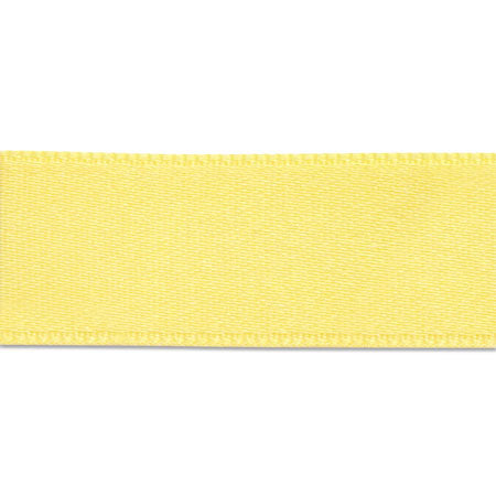 French double-sided satin ribbon 364 (light yellow)