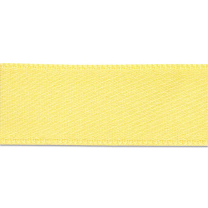 French double-sided satin ribbon 364 (light yellow)