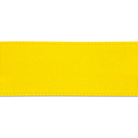 French double-sided satin ribbon 220 (yellow)