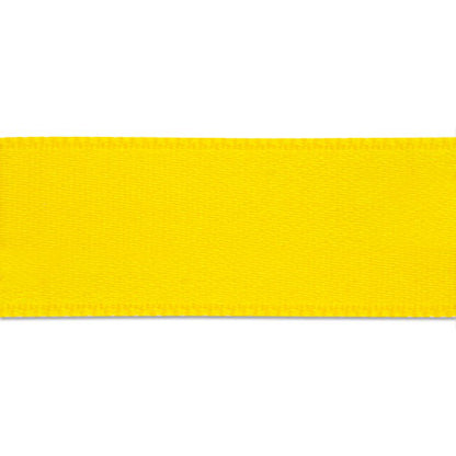 French double-sided satin ribbon 220 (yellow)