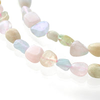 Natural stone tumble mixed beryl