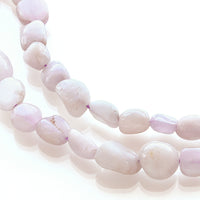 Natural stone tumbled kunzite