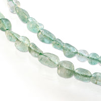 Natural stone tumble green strawberry quartz