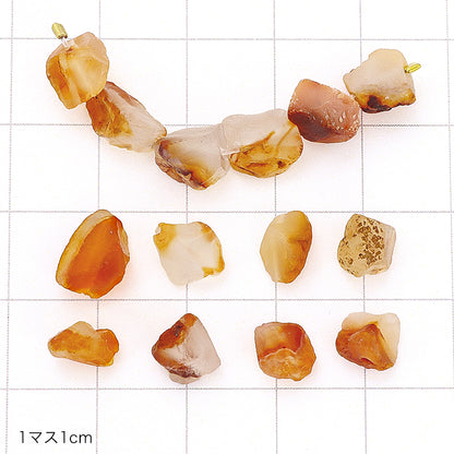 Natural stone rough cut red agate