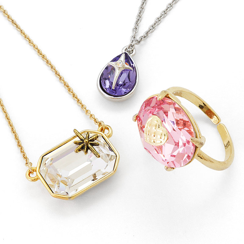 Mini Metal Parts Quilted Heart Gold