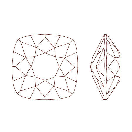 [大袋］貴和クリスタル ＃4470　RCLt.スモークトパーズ/F