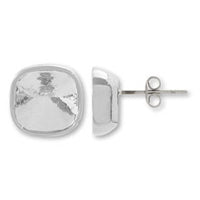 Earrings Stainless Steel Bezel #4470 10mm