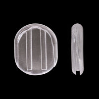 Rubber sack for butterfly spring earrings, round plate 9mm