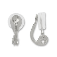 Earrings, clip-type wand, with rubber (wand 4mm)