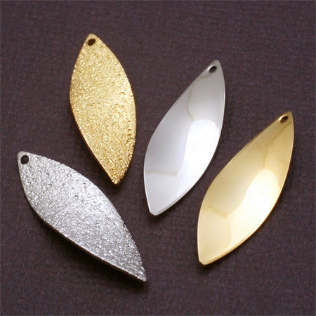 Stard Dist leaf 1 hole gold