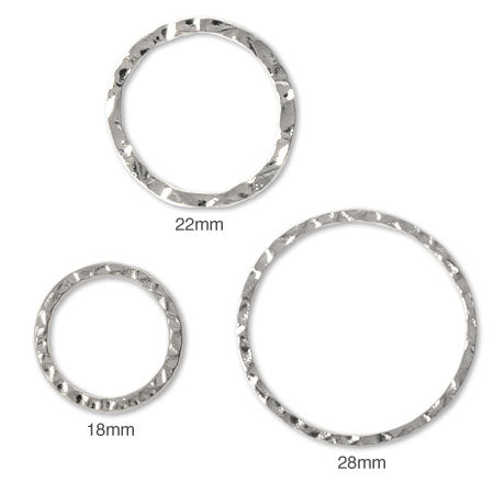 Metalling part round rodium collar