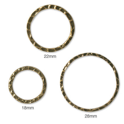 Metal ring parts round Kinkobi