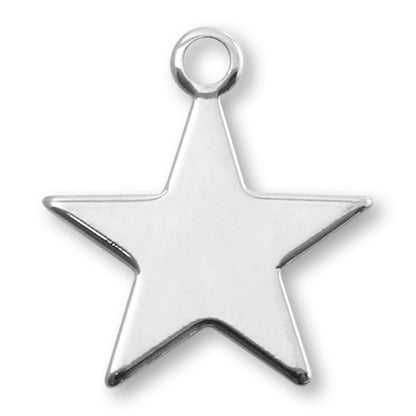 Metal Charm T-177 Rodium-Color