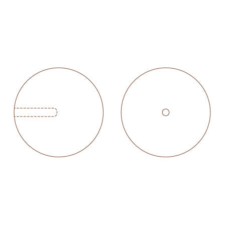 [大袋］貴和クリスタル ＃5818 片穴　スカラベグリーン