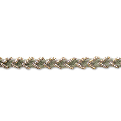 Chain ribbon moss green