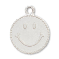 Charm Initials Plate Smile Mat Mat Silver