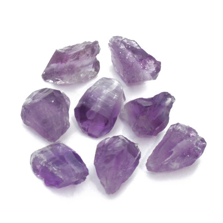 Natural stone rough cut amethyst