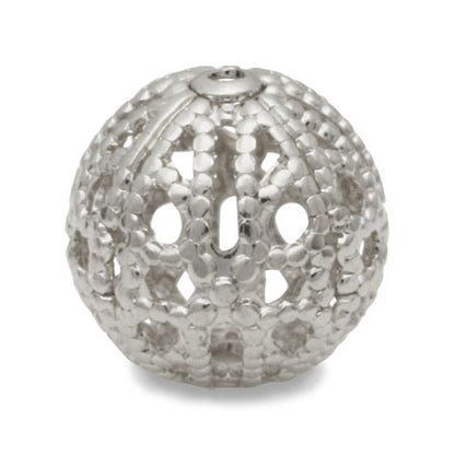 Metal parts Brass Skadama rhodium color