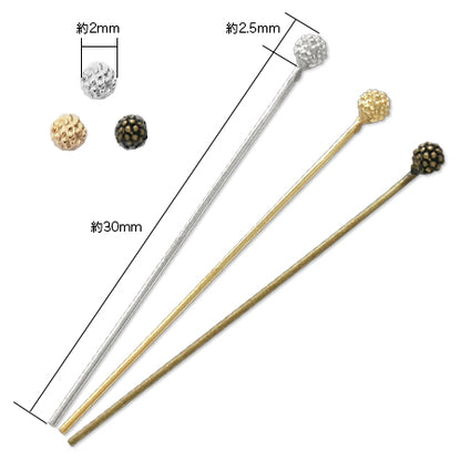 Design pin granule gold