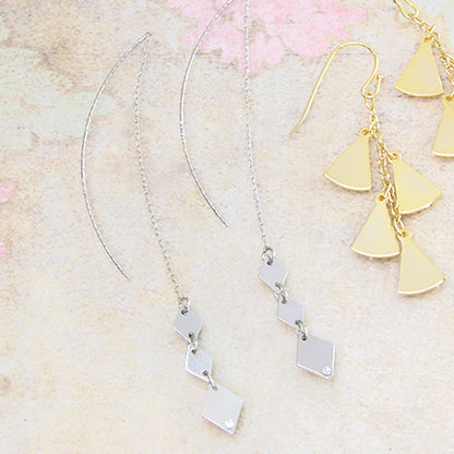 Metal-part metal plate diamond gold.