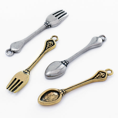 Antique charm fork AR