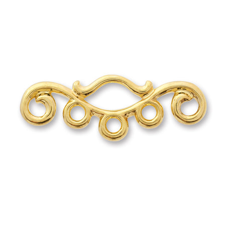 Design consecutive bar ivy 5 consecutive gold