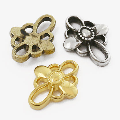 Design connector cross rhodium color
