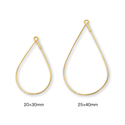 Wire hoop drop rhodium color