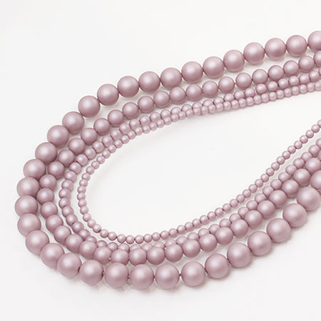 Resin poppy pearl pale lilac