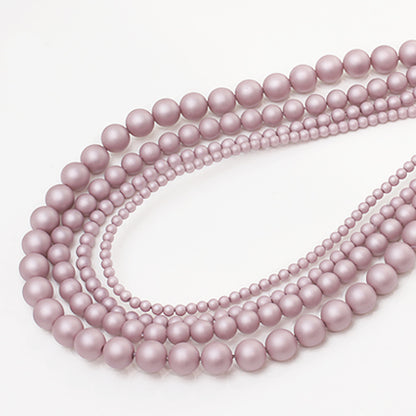 Resin poppy pearl pale lilac