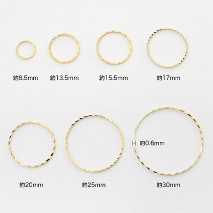 HKismonorling spiral rodium color