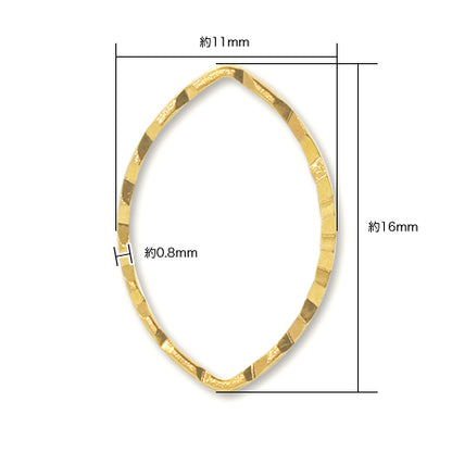 Hikimon Ring: Sparkle Marquis Rodium-Color
