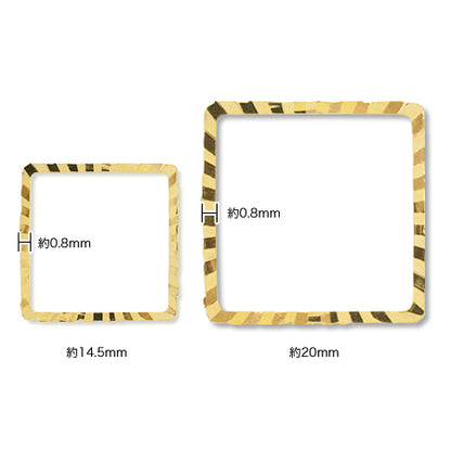 HKismoningling Sparkle Square Gold