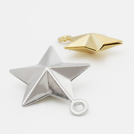 Press charm star gold
