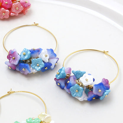 Czech Belflower Turquoise Pearl