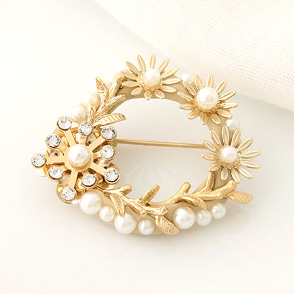 Metal ring brochi logum color